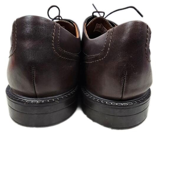 Clarks Chilver Walk Leather Dress Oxfords with Gore-Tex Brown Size 13 - Picture 8 of 10